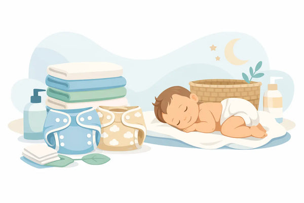 Newborn cloth nappies made simple