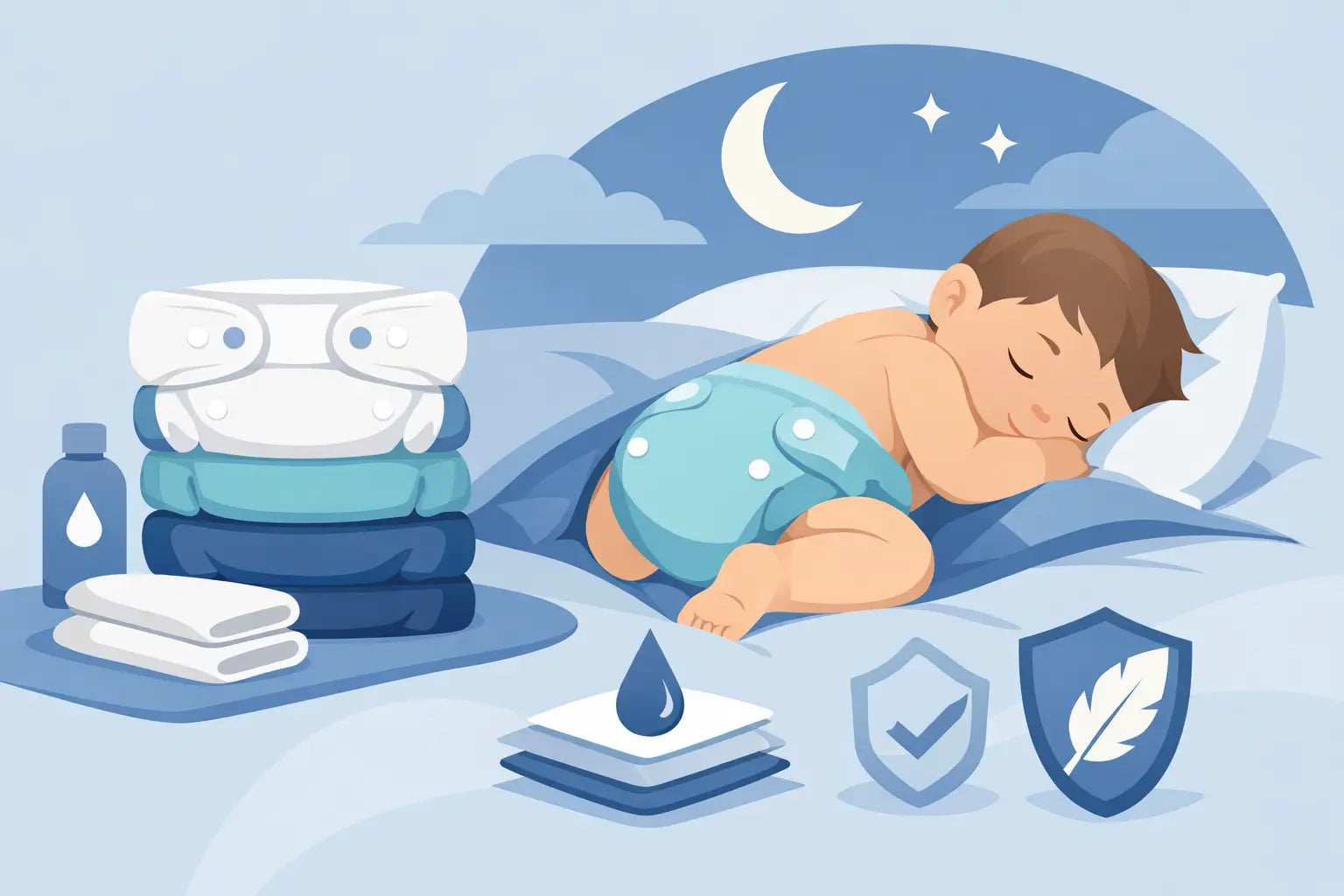 How to Make Overnight Cloth Nappies Work